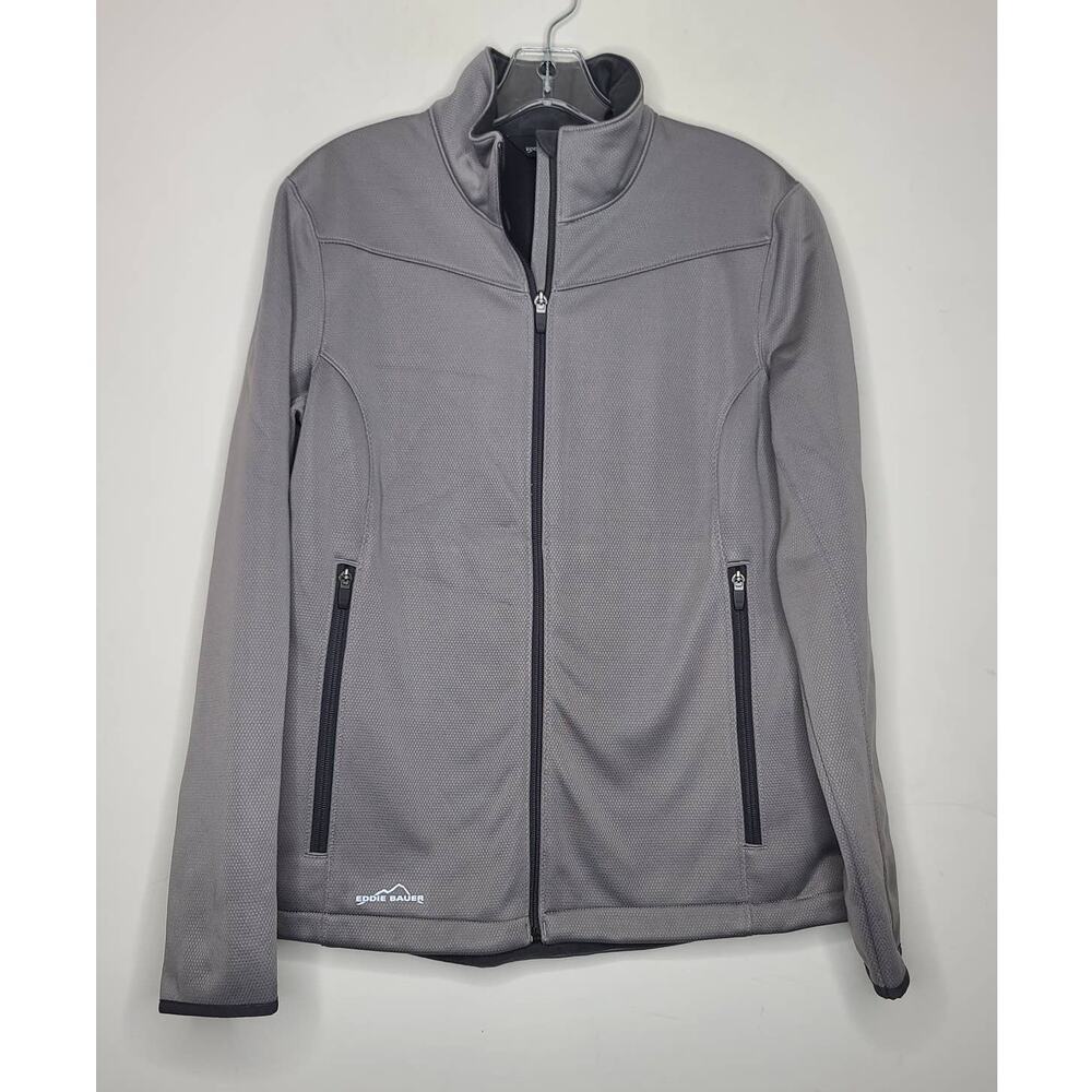 Eddie Bauer Gray Softshell Jacket - Medium - image 1